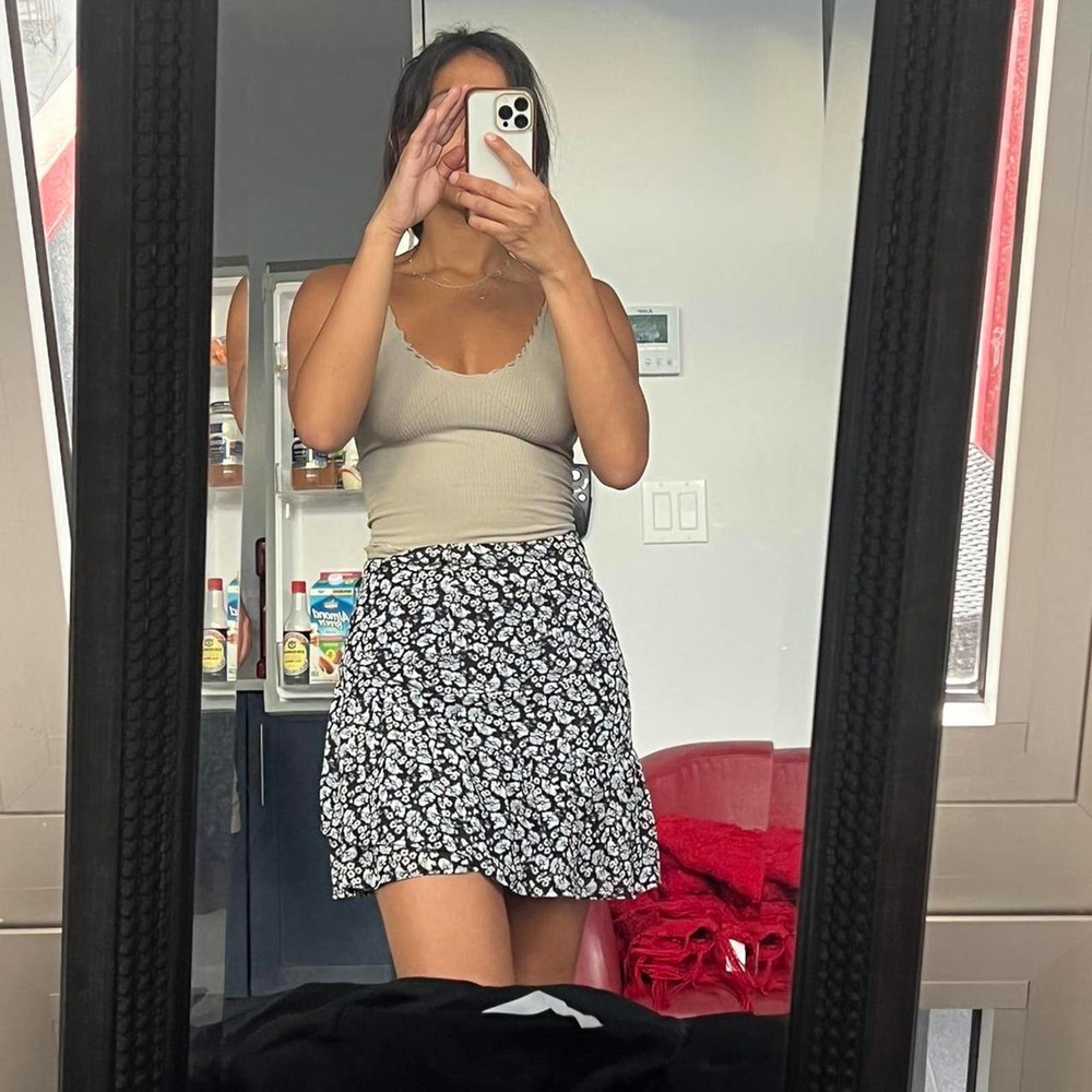 Cute Floral Mini Skirt